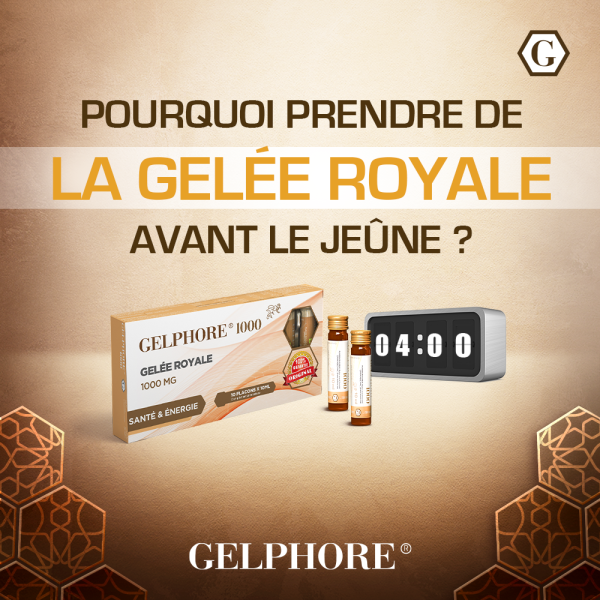 Gelphore Digital Ramdan gelée royale avant le jeune 